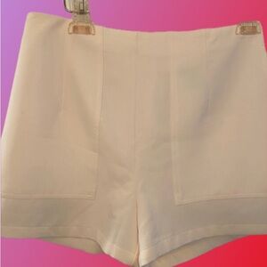 Sincerely Jules white shorts size Lg